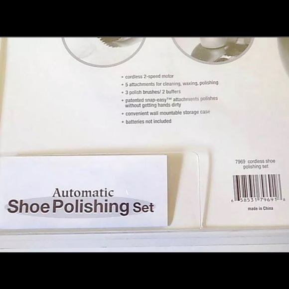 🆕NIB PROTOCOL CORDLESS SHOE POLISHING SET - Picture 8 of 8